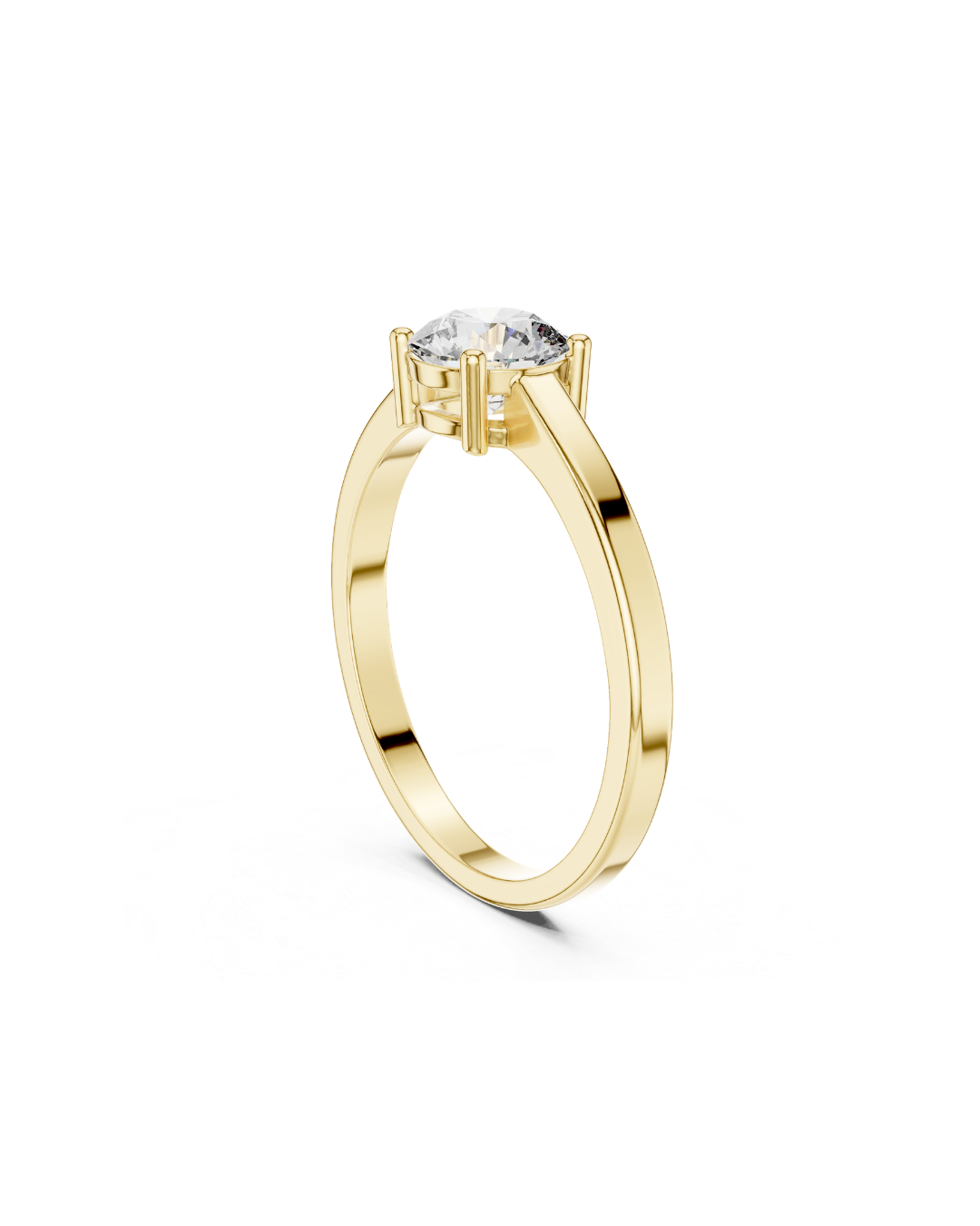 Round Shape Lab Grown Diamond Ring