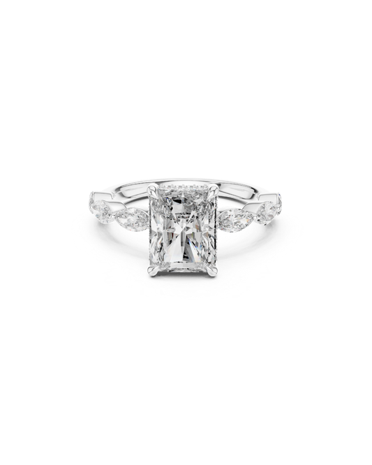 Radiant Shape 3.00 CT.Diamond Ring