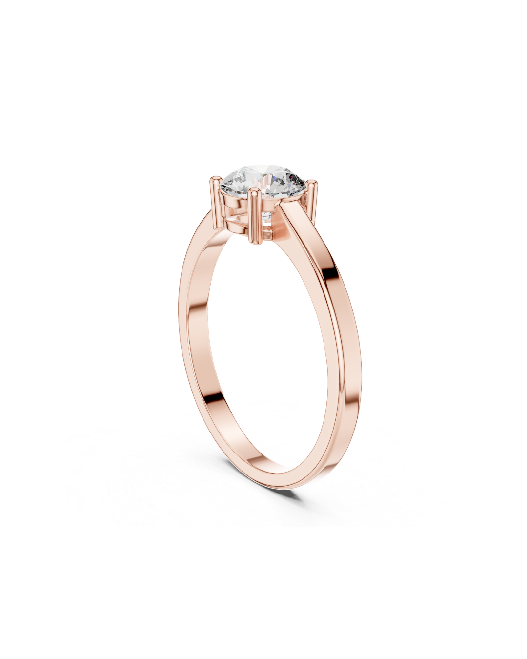 Round Shape Lab Grown Diamond Ring
