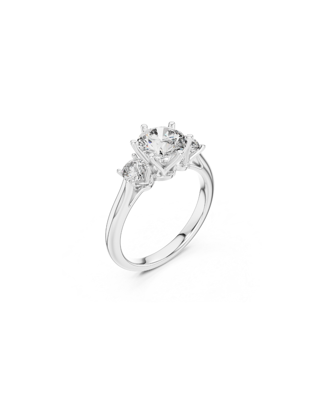 Round Shape Lab Grown Diamond Ring