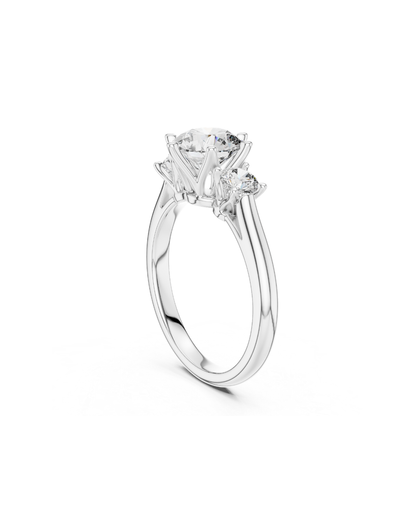 Round Shape Lab Grown Diamond Ring