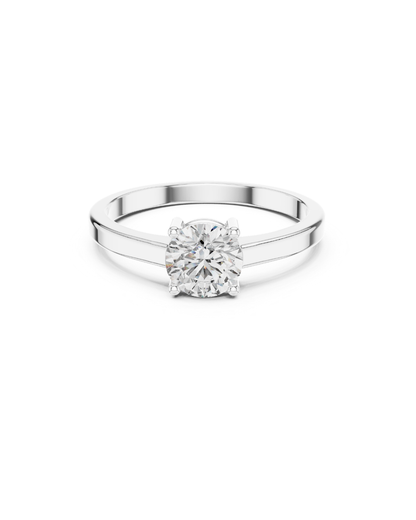 Round Shape Lab Grown Diamond Ring