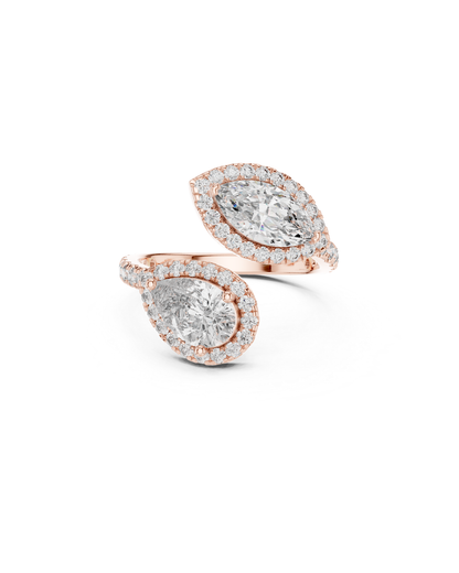 Mix Shape 1.63 CT.Diamond Ring