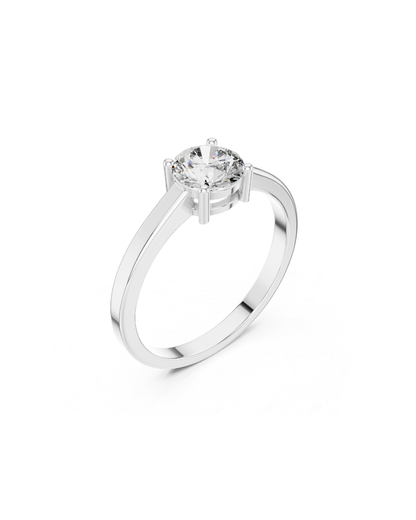 Round Shape Lab Grown Diamond Ring