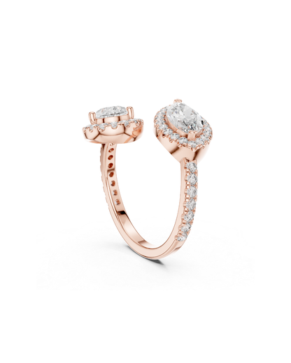 Mix Shape 1.63 CT.Diamond Ring