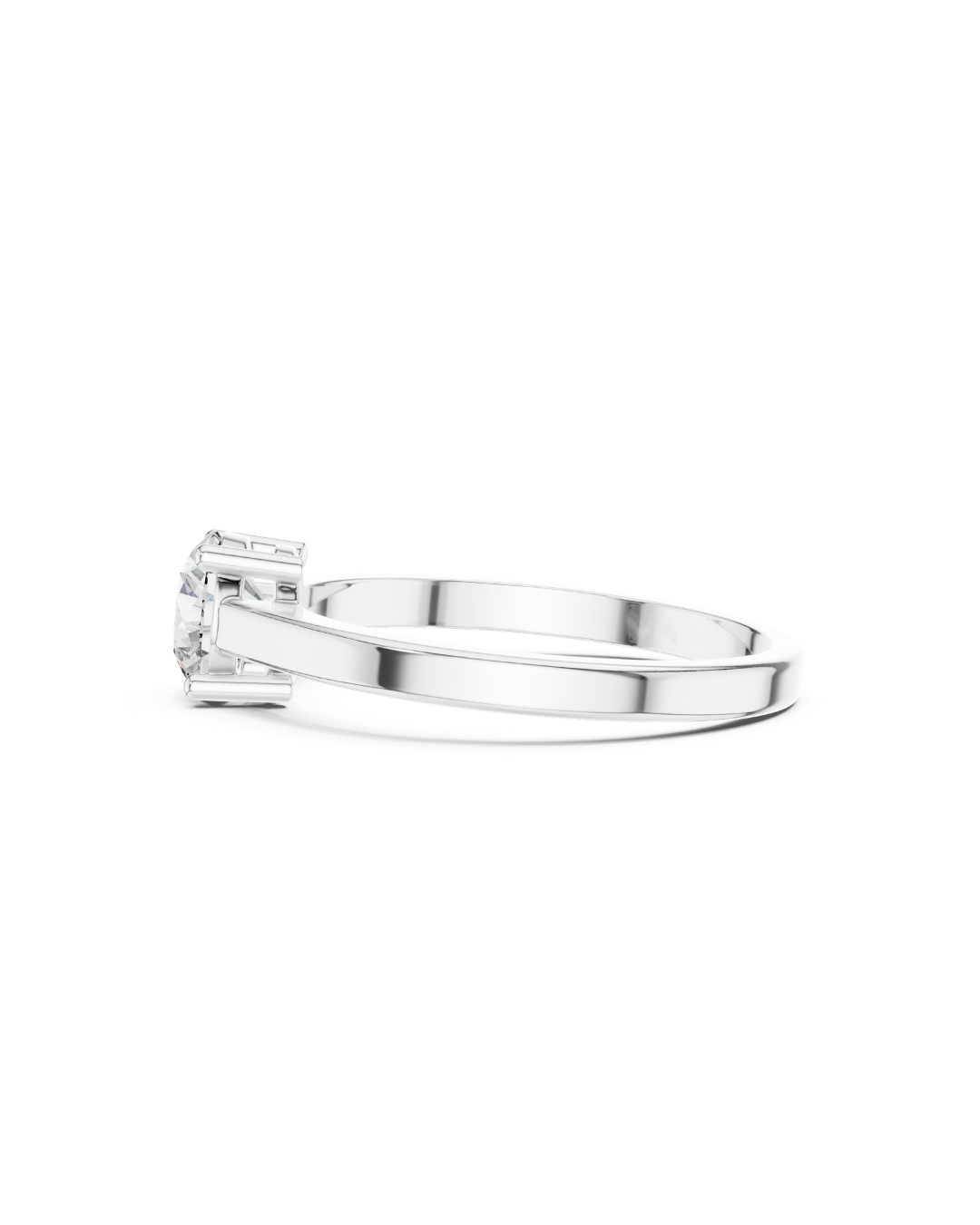 Round Shape Lab Grown Diamond Ring