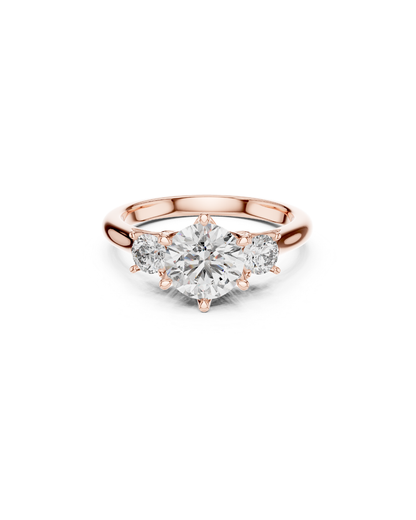 Round Shape Lab Grown Diamond Ring