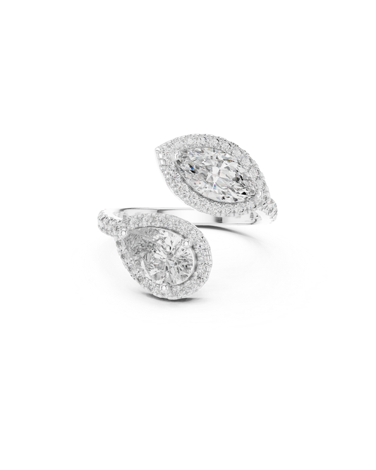 Mix Shape 1.63 CT.Diamond Ring