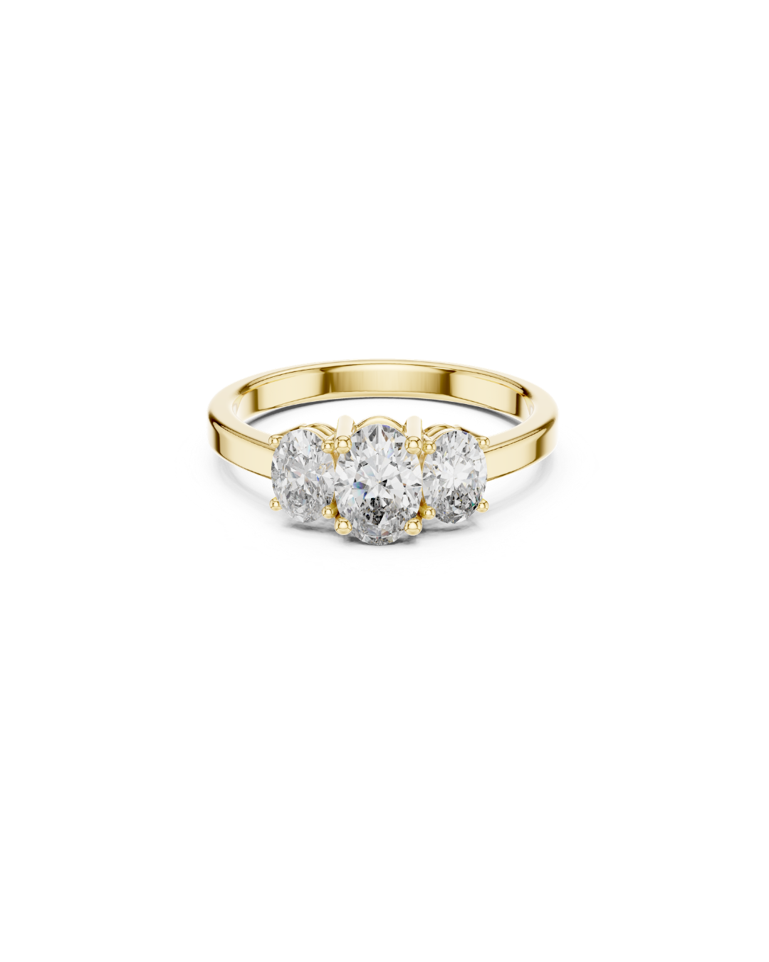 Oval Shape Lab Grown Diamond Ring
