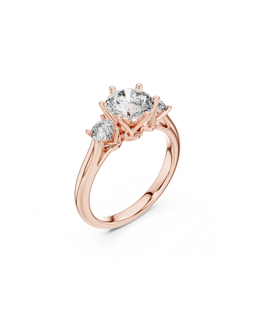 Round Shape Lab Grown Diamond Ring