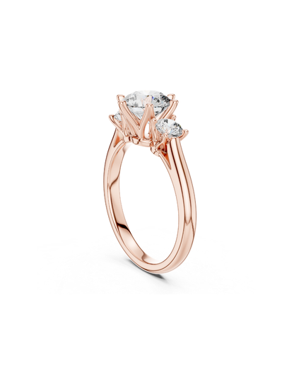 Round Shape Lab Grown Diamond Ring