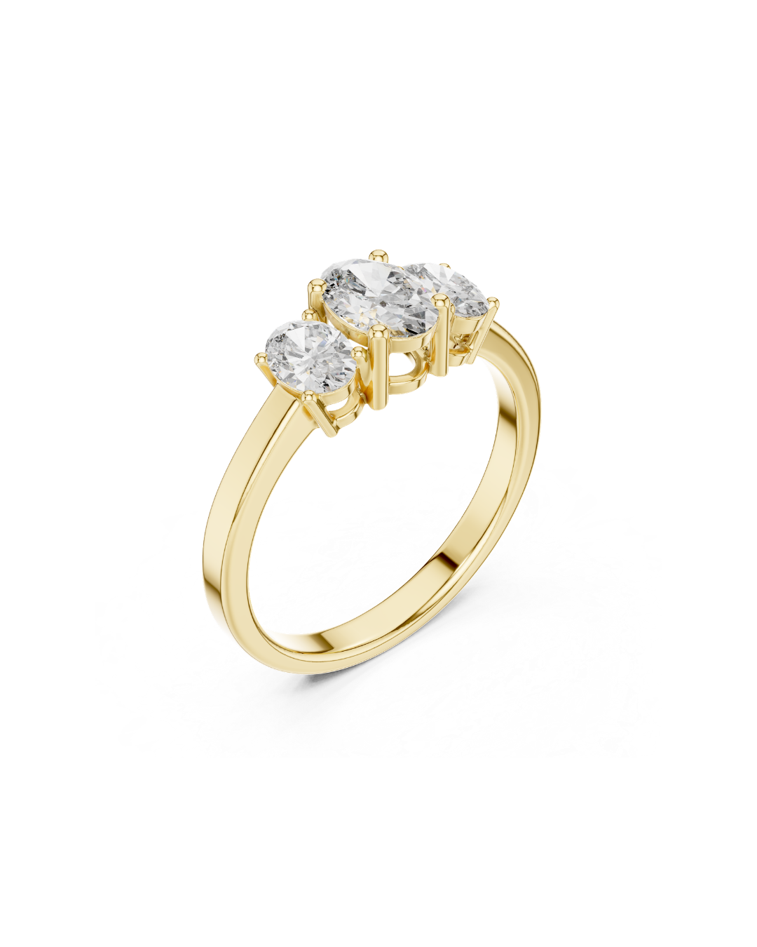 Oval Shape Lab Grown Diamond Ring