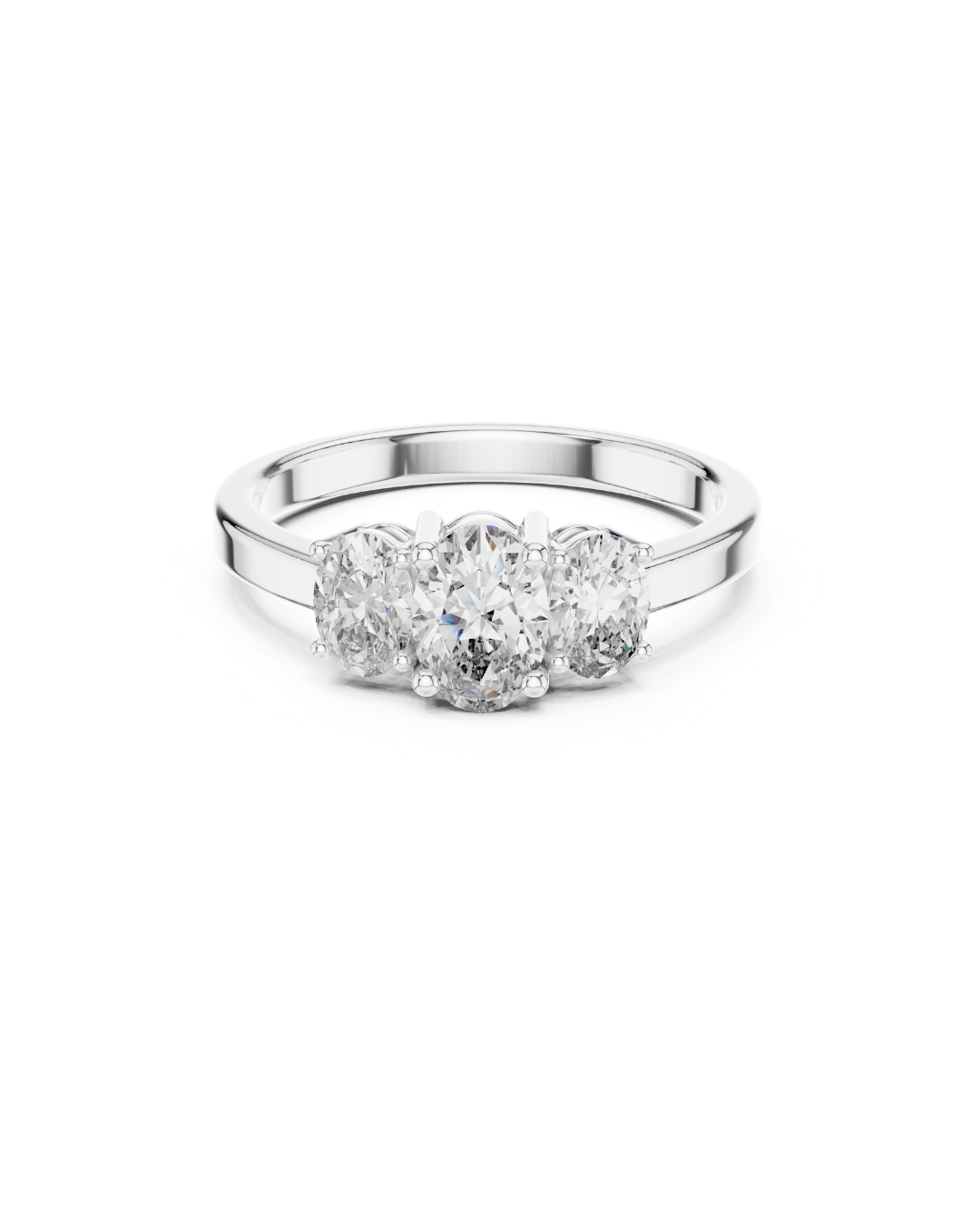 Oval Shape Lab Grown Diamond Ring
