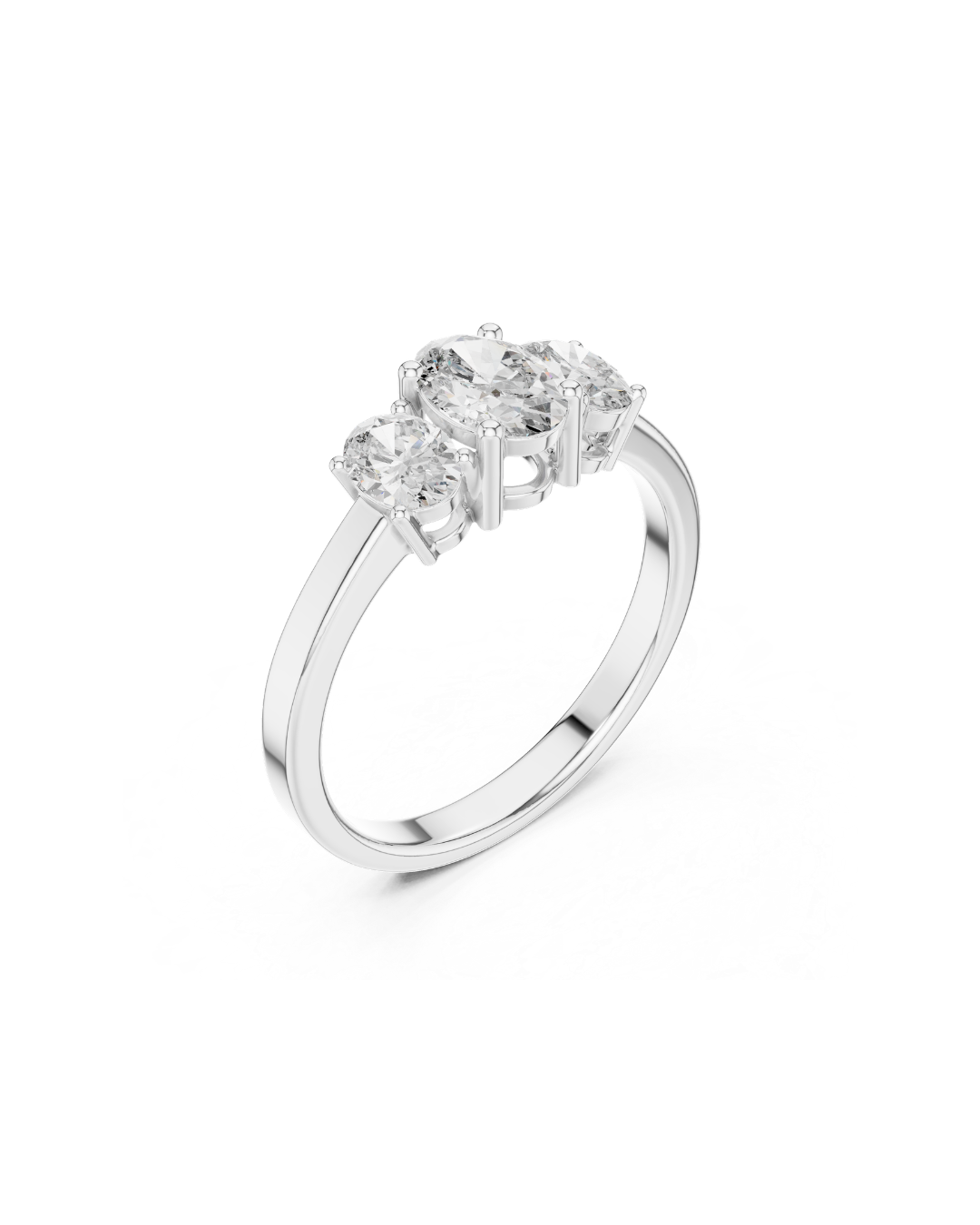Oval Shape Lab Grown Diamond Ring