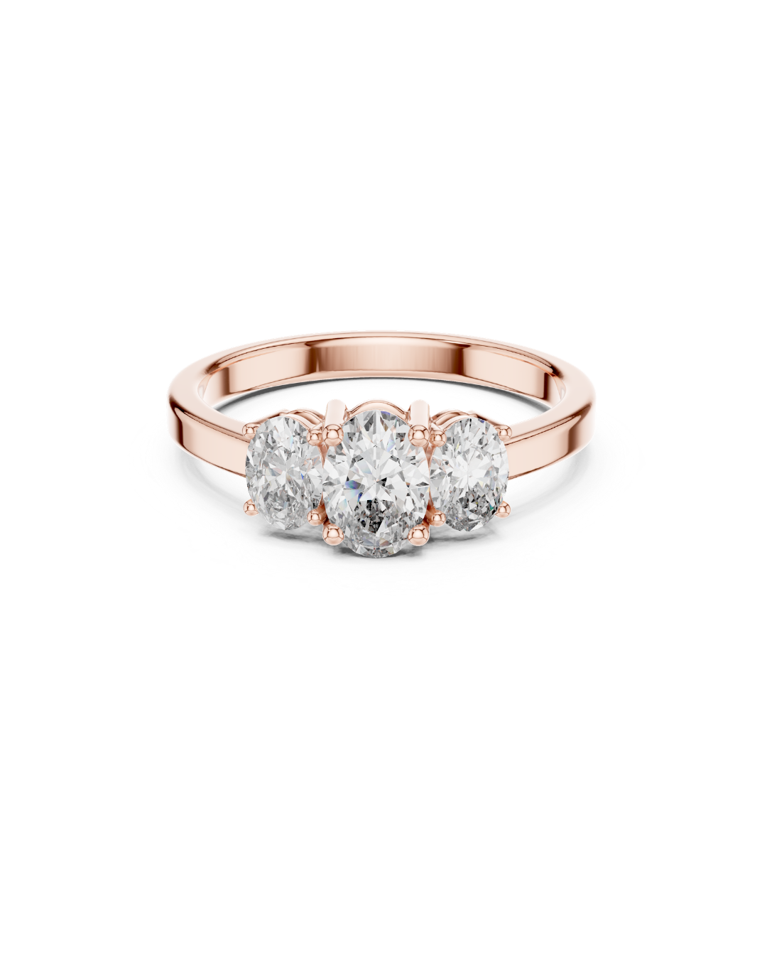 Oval Shape Lab Grown Diamond Ring