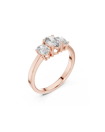 Oval Shape Lab Grown Diamond Ring