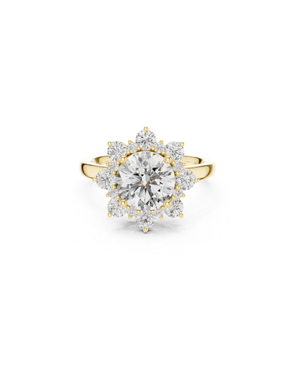 Round Shape 2.74 CT.Diamond Ring