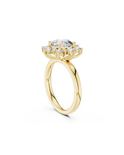 Round Shape 2.74 CT.Diamond Ring