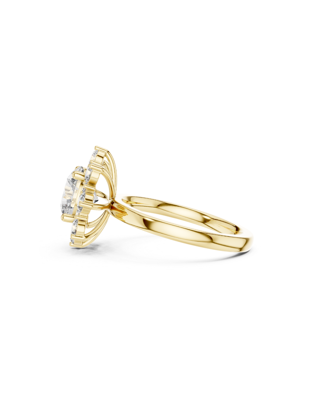 Round Shape 2.74 CT.Diamond Ring