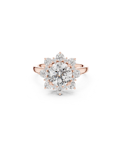 Round Shape 2.74 CT.Diamond Ring