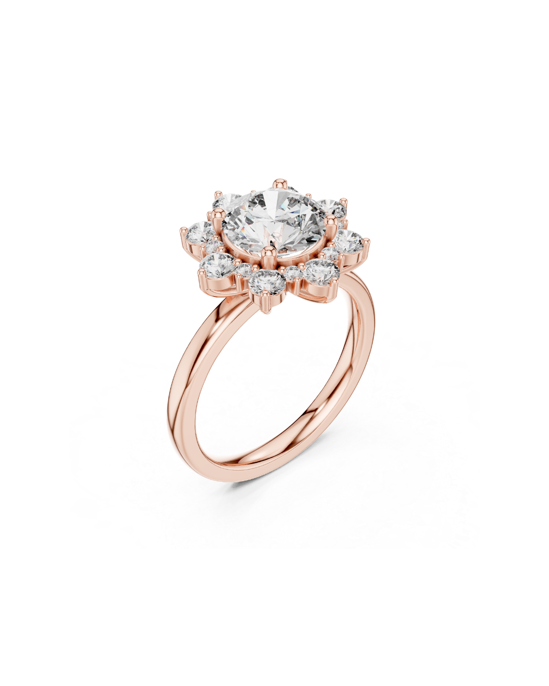 Round Shape 2.74 CT.Diamond Ring
