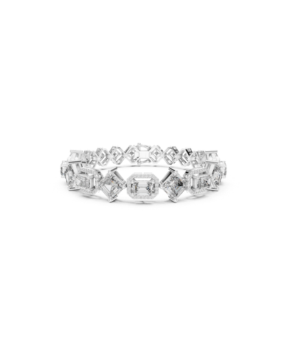 Emerald-Aser Mix Lab grown Diamond Bracelet