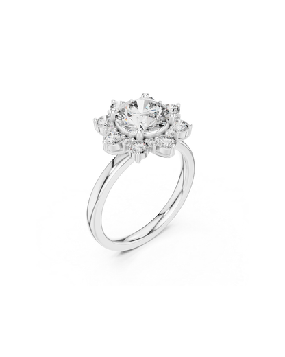 Round Shape 2.74 CT.Diamond Ring