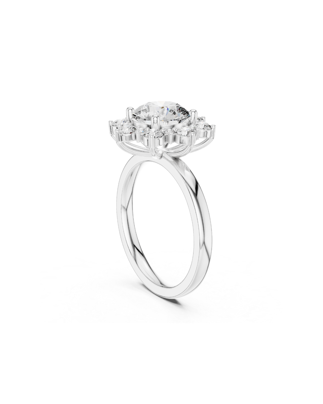 Round Shape 2.74 CT.Diamond Ring