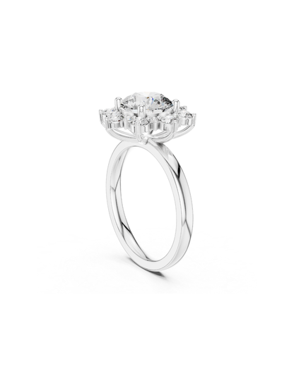 Round Shape 2.74 CT.Diamond Ring