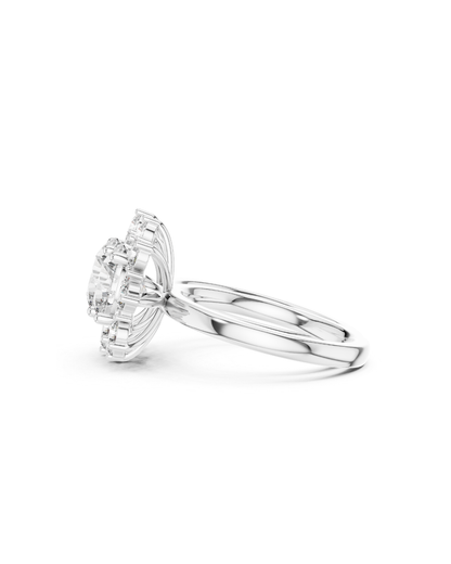 Round Shape 2.74 CT.Diamond Ring