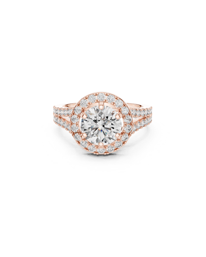 Round Shape Lab Grown Diamond Ring