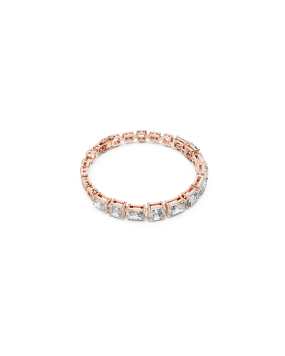 Emerald - radiant Mix Lab Grown Diamond Bracelet
