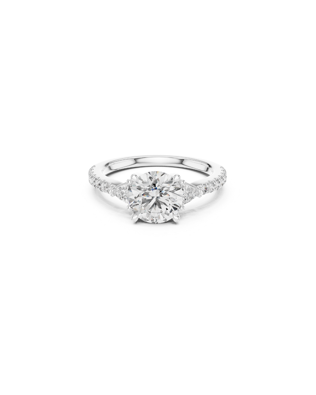 Round Shape Lab Grown Diamond Ring