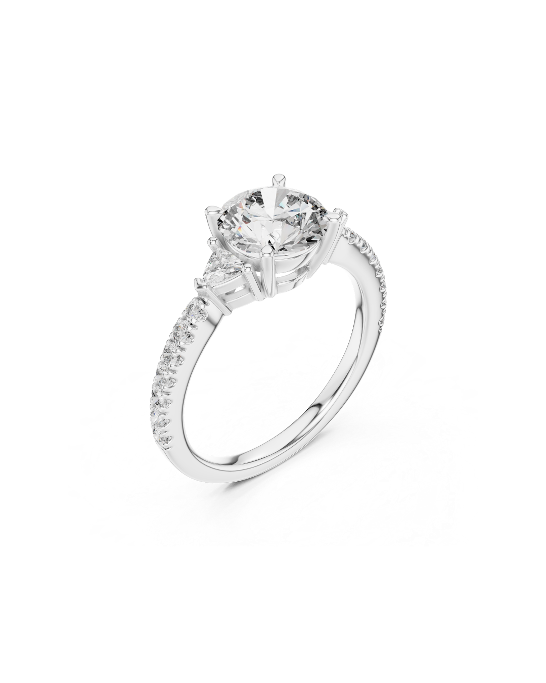 Round Shape Lab Grown Diamond Ring