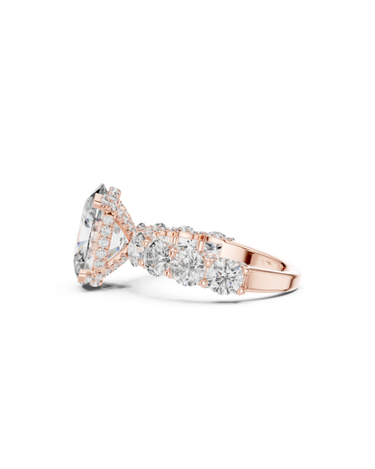 Oval Shape 5.00 CT.Diamond Ring