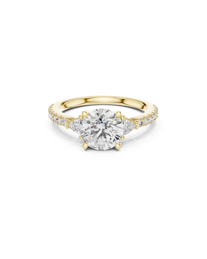 Round Shape Lab Grown Diamond Ring
