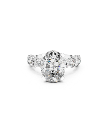 Oval Shape 5.00 CT.Diamond Ring