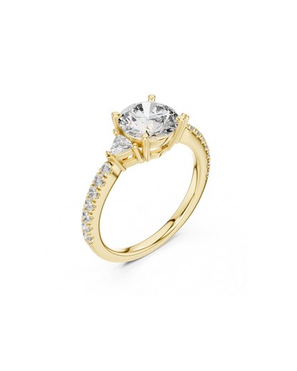 Round Shape Lab Grown Diamond Ring