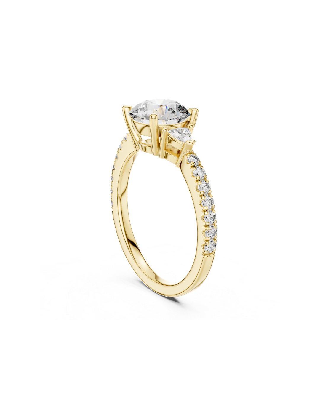 Round Shape Lab Grown Diamond Ring