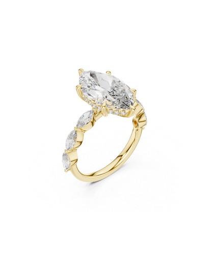 Marquice Shape 4.00 CT.Diamond Ring