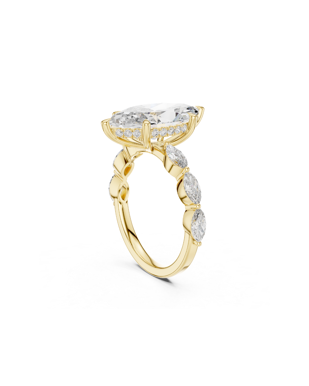 Marquice Shape 4.00 CT.Diamond Ring