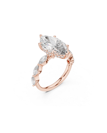 Marquice Shape 4.00 CT.Diamond Ring