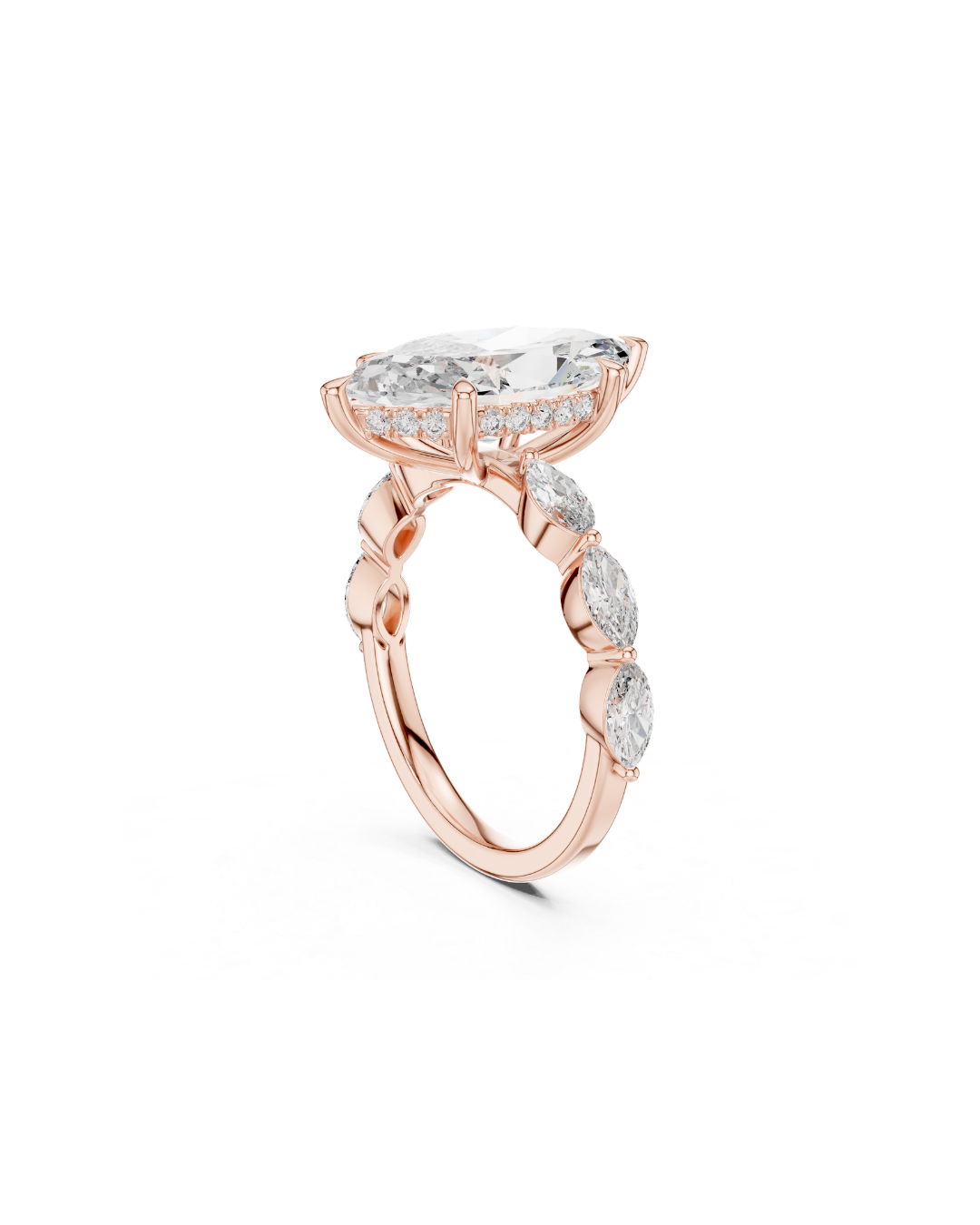 Marquice Shape 4.00 CT.Diamond Ring