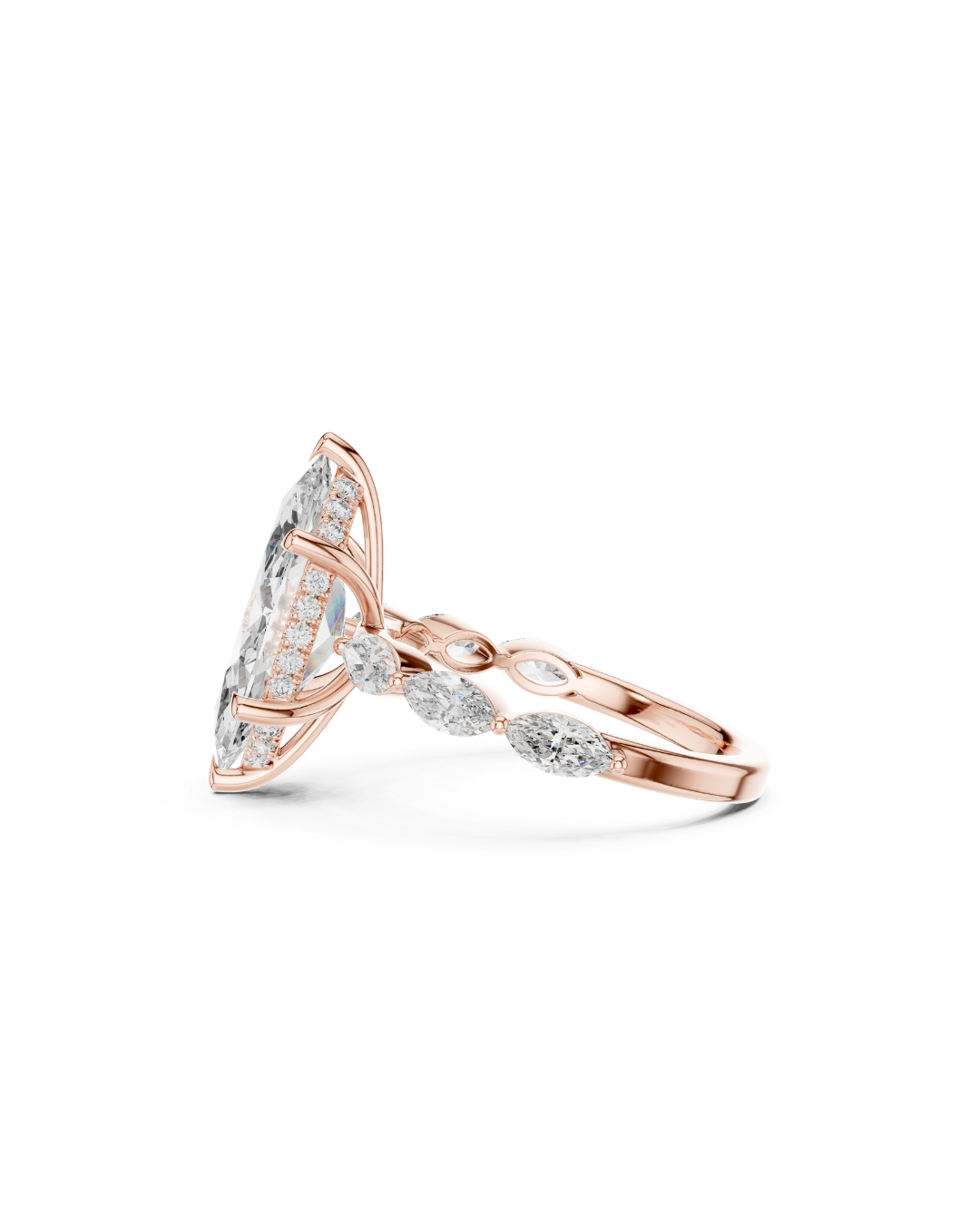 Marquice Shape 4.00 CT.Diamond Ring