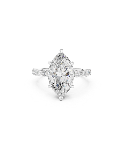 Marquice Shape 4.00 CT.Diamond Ring