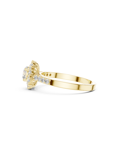 Round Shape Lab Grown Diamond Ring