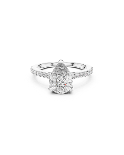 Pear Shape Lab Grown Diamond Ring