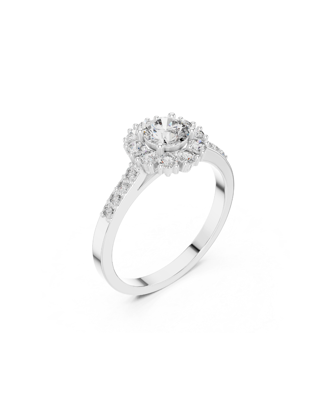 Round Shape Lab Grown Diamond Ring