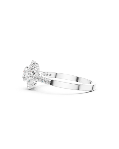 Round Shape Lab Grown Diamond Ring
