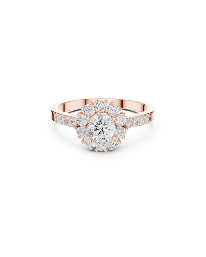 Round Shape Lab Grown Diamond Ring